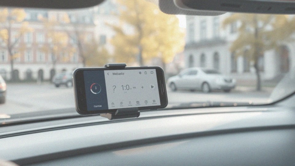 Jak korzystać z aplikacji na smartfona do zarządzania webasto?